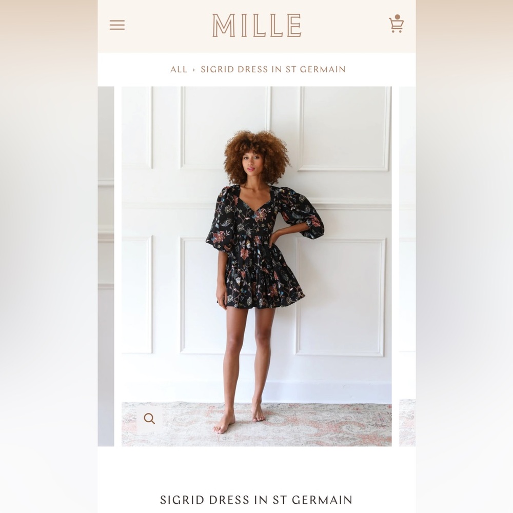 Mille Sigrid Dress in St. Germaine